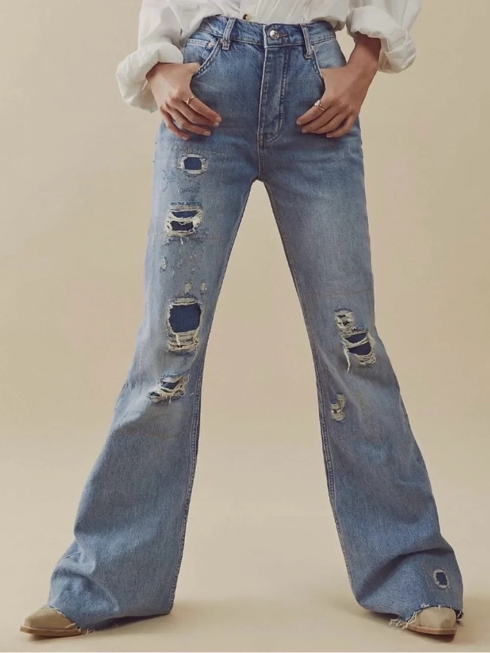 Free People ‘Graceland’ Flared Jeans